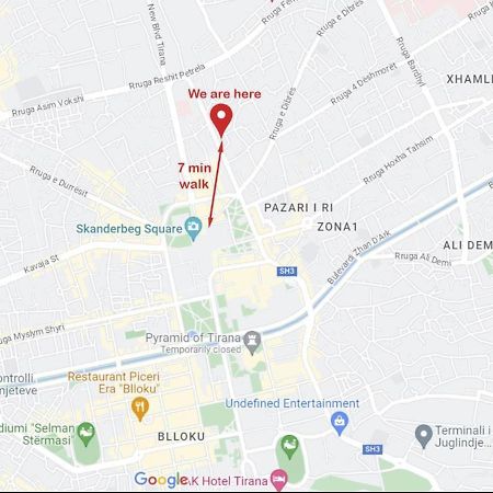 New Apartment In Center Of 地拉那 外观 照片